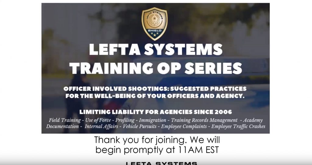 Featured Image Officer Involved Shootings: Suggested Practices for the Well-Being of Your Officers – September 2019 Training Op